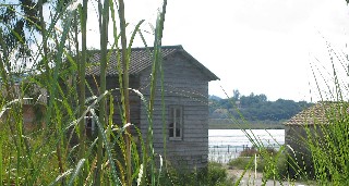 Hütte am Binnensee