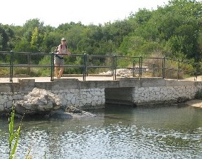 Brücke zum Binnensee