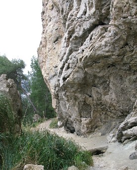 Klippe kurz vor Port d'es Canonge