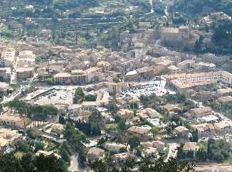 Blick auf Valldemossa